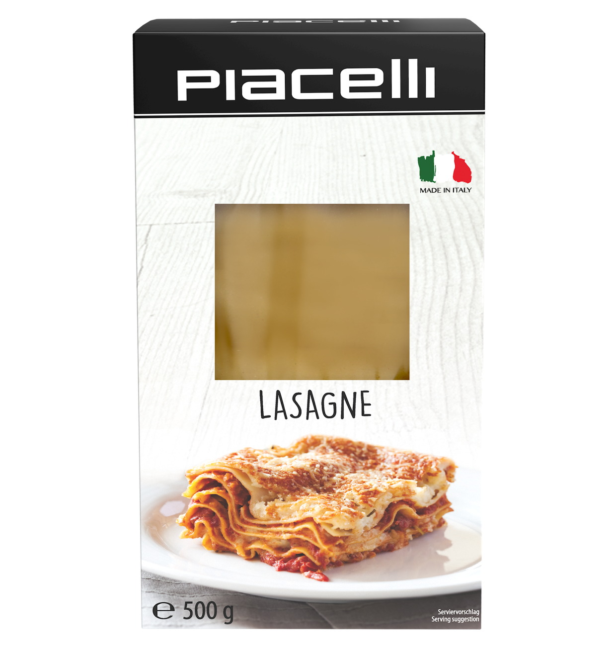 Piacelli Pasta lasagnelevyt 500g